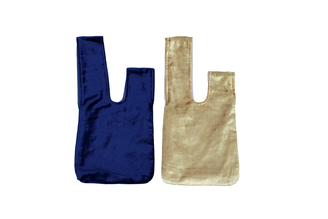 Velour Golden Knot Handbag