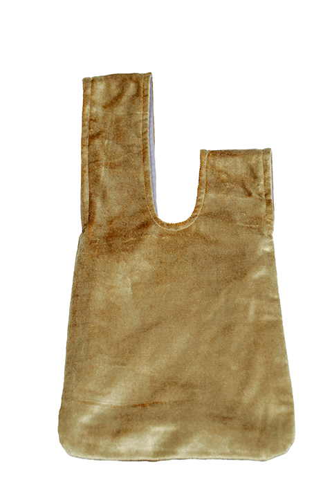 Velour Golden Knot Handbag