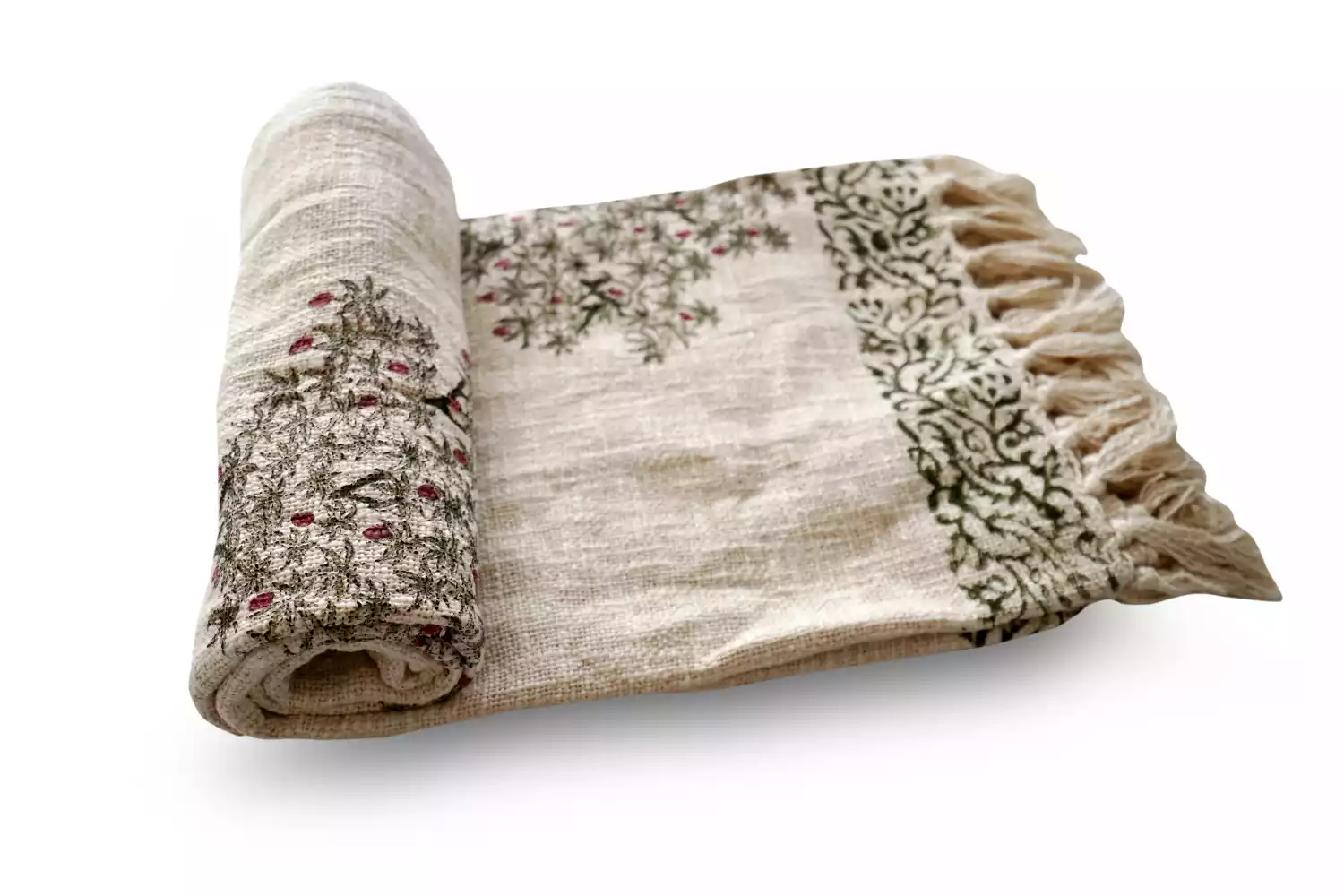 Varnika- Block Print Cotton Throw