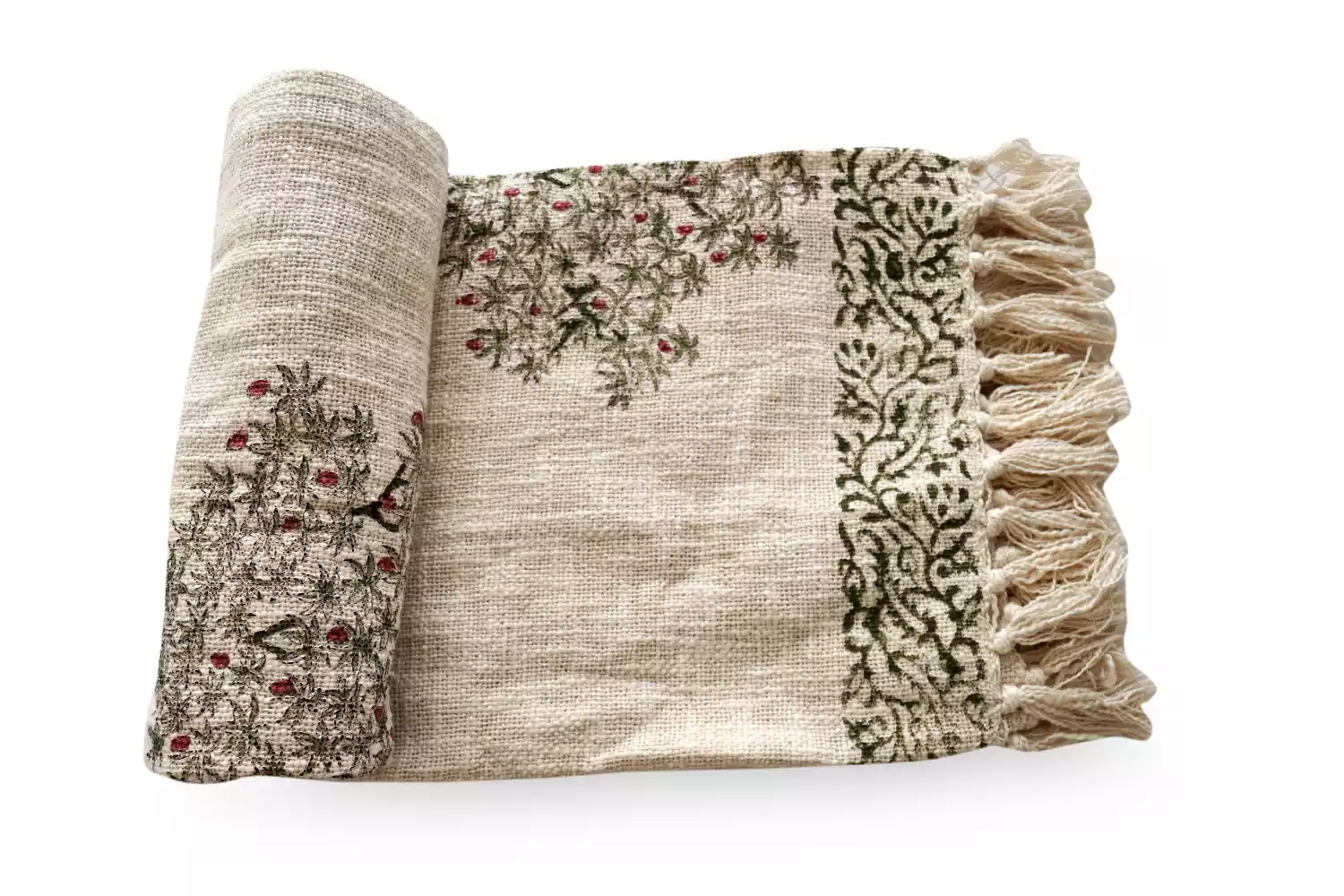 Varnika- Block Print Cotton Throw