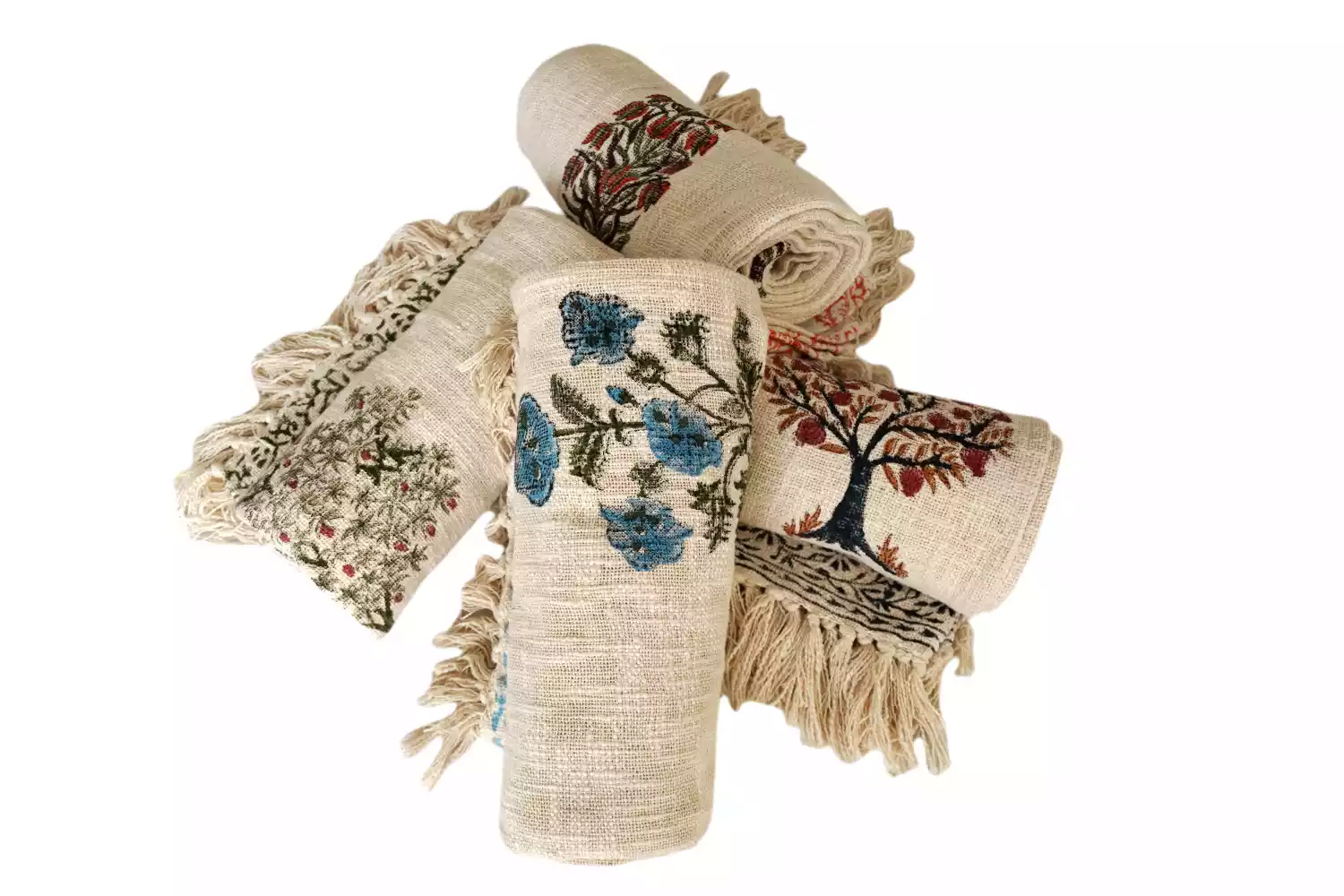 Varnika- Block Print Cotton Throw