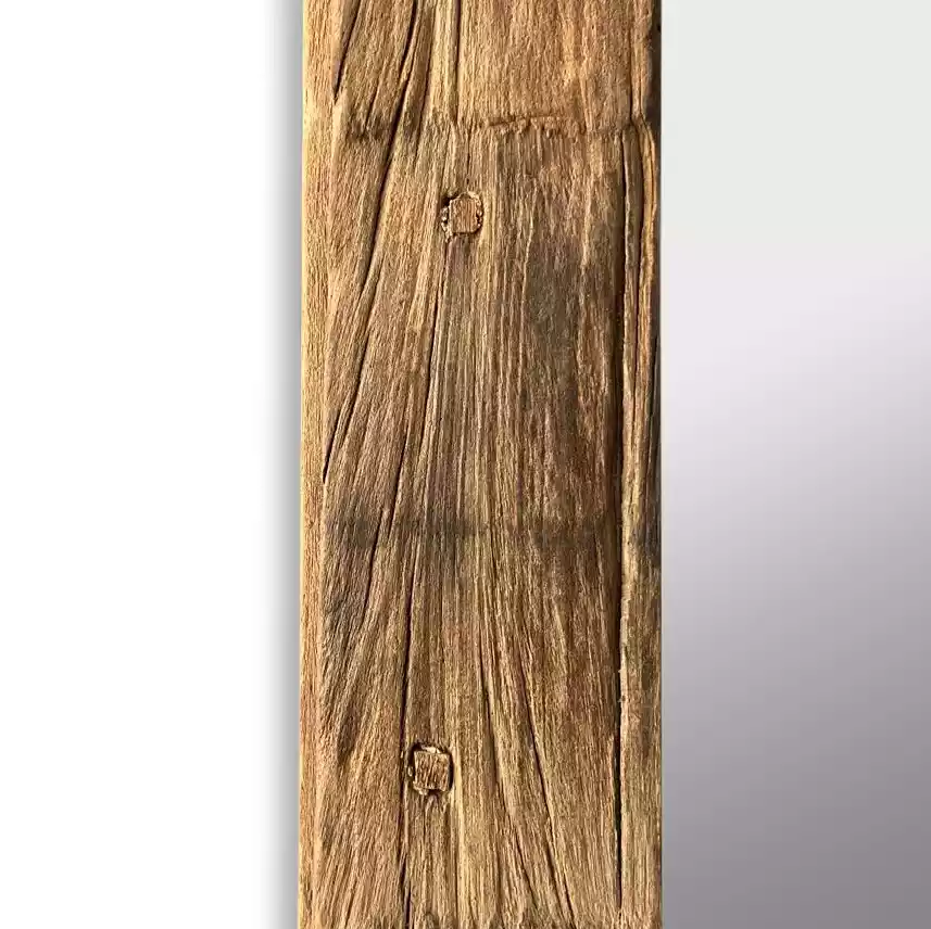 Nirva - Rare Railway wood Handcrafted Mirror..